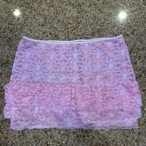 Roma Pink Lace Skirt/Top Extender